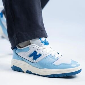 New Balance 550 Chrome Blue Sneakers